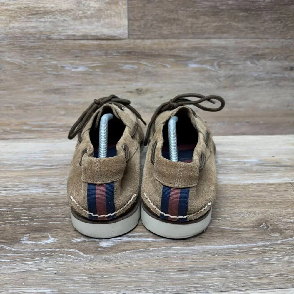 Sperry Top Sider Tan Suede Boat Shoes Men's Size 11.5
